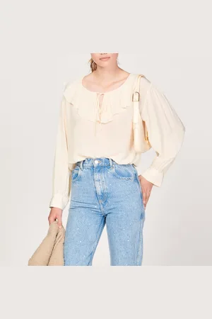 Sandro Blouse fluide volantée
