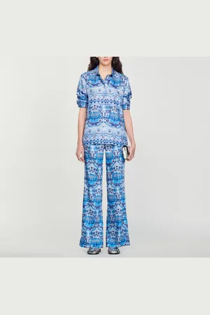 Sandro Pantalon fluide imprimé foulard
