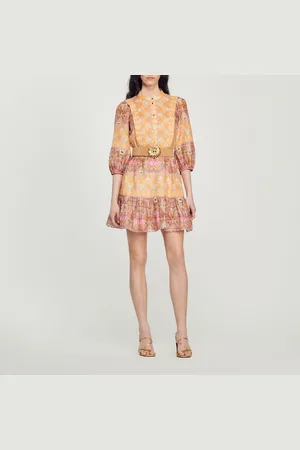 Sandro Robe courte imprimé mix foulard