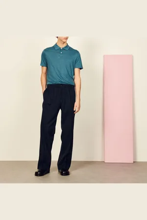 Sandro Pantalon large en coton biologique