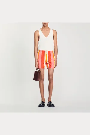 Sandro Maillot de bain imprimé rayé