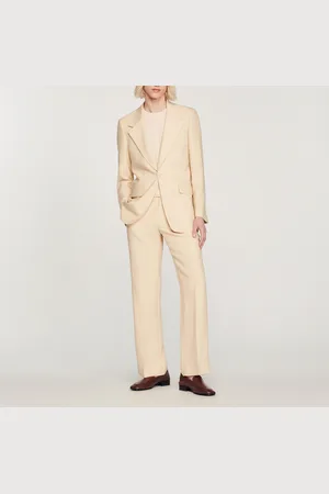 Sandro Veste de costume en lin