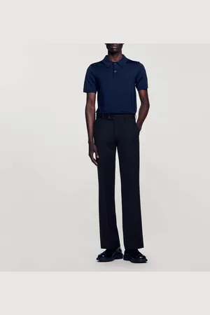 Sandro Pantalon en laine mélangée