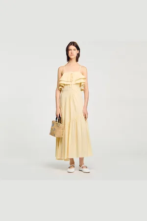 Sandro Robe longue à volants