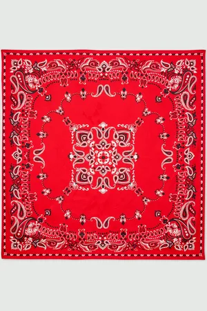 Sandro Foulard en soie à imprimé bandana