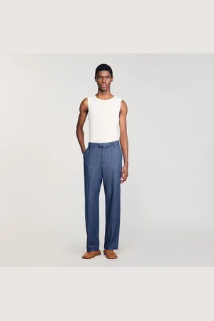 Sandro Pantalon en chambray