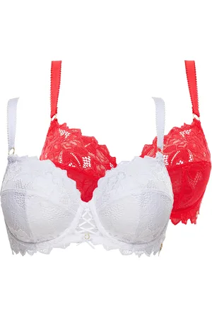 Sans Complexe Lot de 2 soutiens-gorge Duo Arum Prima et Blanc