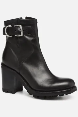 Soldes boots noires Bottes pour Femme chez Free Lance FASHIOLA.fr