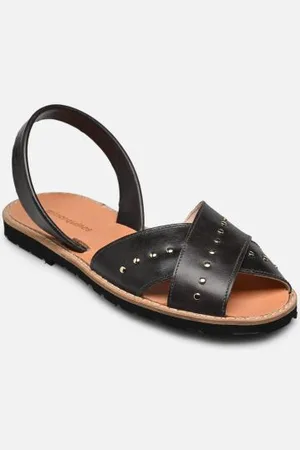 MINORQUINES Sandales et nu-pieds Avarca Rock Cuir Vintage pour Femme