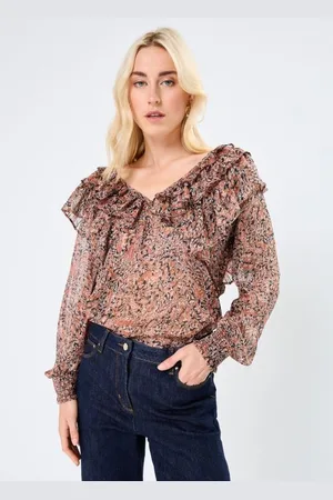 Molly Bracken Vêtements LADIES WOVEN BLOUSE
