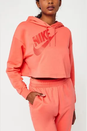 Nike Vêtements W Nsw Flc Po Hoodie Crop Dnc