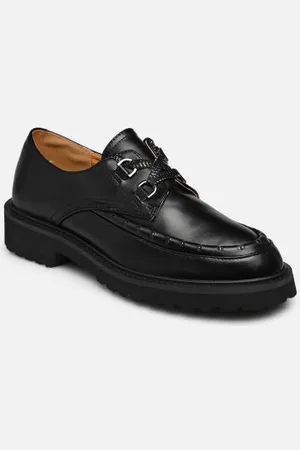 Divine Factory Chaussures à lacets QL4710_NOIR pour Femme