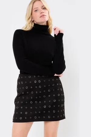 VERO MODA Vêtements VMMALUA MW SHORT FAUX SUEDE SKIRT