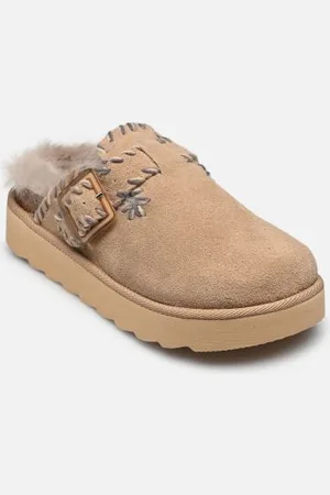 Colors of California Mules et sabots Platform sabot wool stitchings pour Femme
