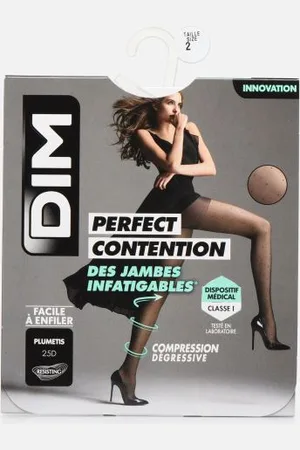 Dim Chaussettes et collants Collant Perfect Contention Plumetis 25 Deniers