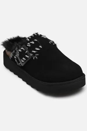 Colors of California Mules et sabots Platform sabot wool stitchings pour Femme