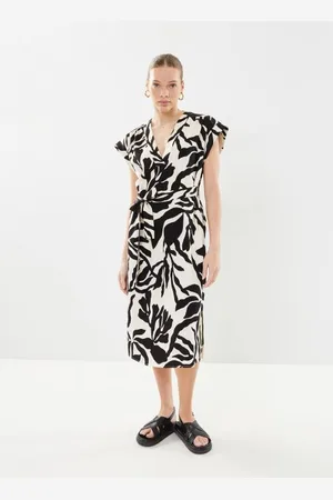 GANT Vêtements Rel Palm Print Ss Dress