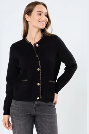 VILA Vêtements VISIWI O-NECK L/S GLITTER KNIT CARDIGAN