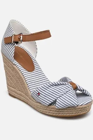 Tommy Hilfiger Espadrilles BASIC SEERSUCKER HIGH WEDGE pour Femme
