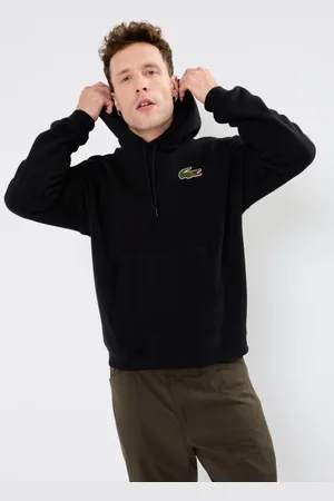 Lacoste Vêtements Sweatshirt à capuche loose fit