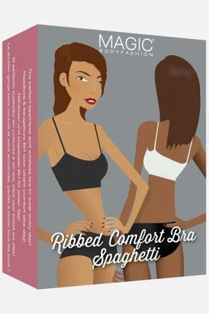 MAGIC Bodyfashion Vêtements Ribbed Comfort Bra Spaghetti