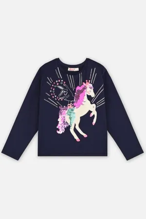 Billieblush Vêtements Tee-Shirt Manches Longues U15A32