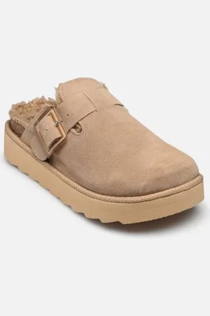 Colors of California Mules et sabots Cow suede platform sabot pour Femme
