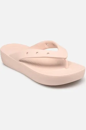 Crocs Tongs Classic Platform Flip W pour Femme