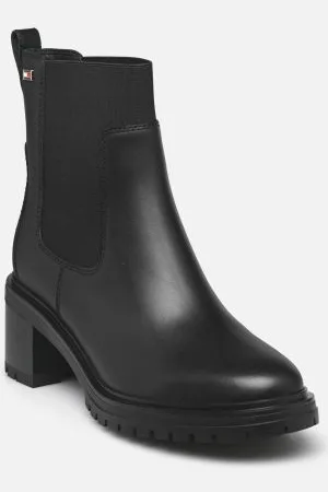 Tommy Hilfiger Bottines et boots FLAG MID HEEL LEATHER CHELSEA pour Femme