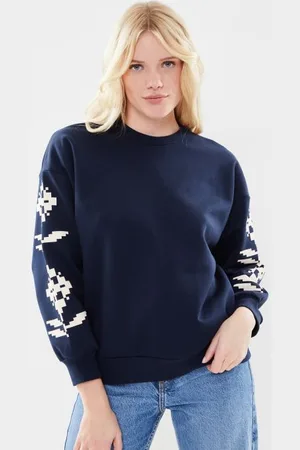 The Tiny Big Sister Vêtements ???Geometric Flowers ??? Sweatshirt