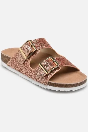 Colors of California Mules et sabots Bio glitter metal buckles pour Femme