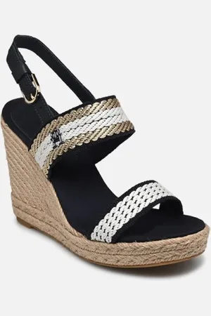 Tommy Hilfiger Espadrilles GOLDEN WEBBING WEDGE pour Femme