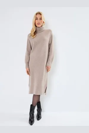 GANT Vêtements Herringbone Detail Rollneck Dress