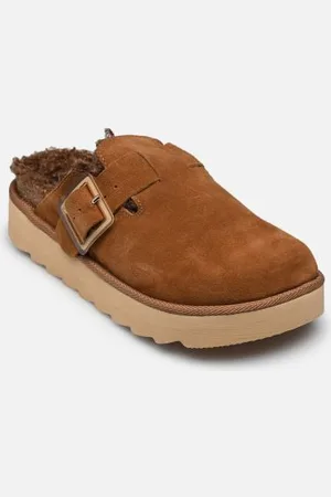 Colors of California Mules et sabots Cow suede platform sabot pour Femme