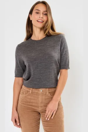 SELECTED Vêtements SLFHELLA SS KNIT O-NECK