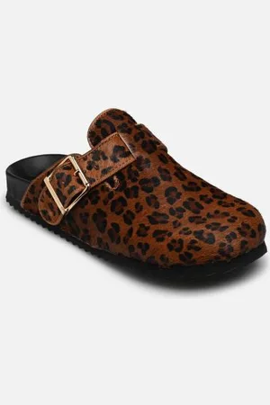 Colors of California Mules et sabots Sabot in pony hair pour Femme