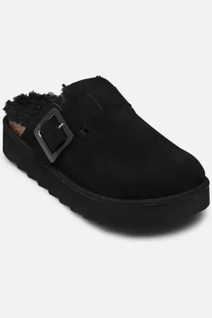 Colors of California Mules et sabots Cow suede platform sabot pour Femme