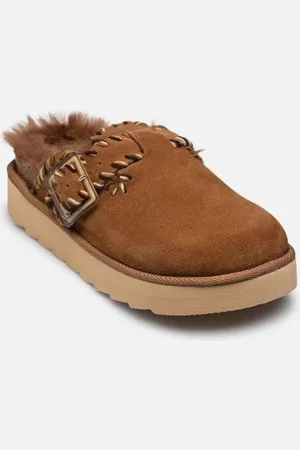 Colors of California Mules et sabots Platform sabot wool stitchings pour Femme
