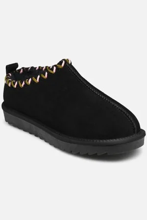 Colors of California Chaussons Sabot in suede with stitchings pour Femme