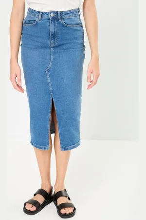 Noisy May Vêtements NMKATH NW SLIT MIDI SKIRT VI477MB NOOS
