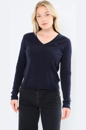 Tommy Hilfiger Vêtements Soft Wool V-Nk Sweat WW0WW43505