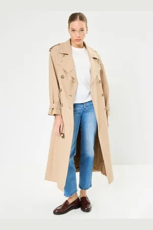 GANT Vêtements Monogram Jacquard Trench Coat