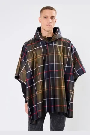 Barbour Vêtements Tartan showerproof poncho - Unisex M