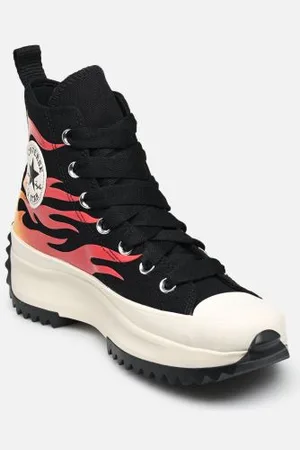 Converse Baskets Run Star Hike Flame Check Hi pour Femme