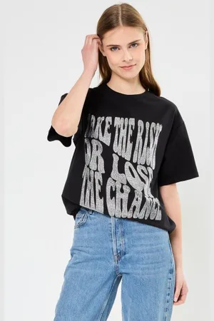 Sixth June Vêtements RHINESTONE SS TSHIRT