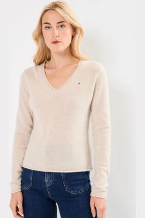 Tommy Hilfiger Vêtements Soft Wool V-Nk Sweat WW0WW43505