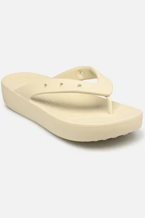Crocs Tongs Classic Platform Flip W pour Femme