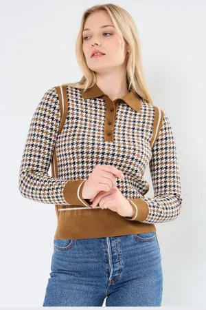 GANT Vêtements Houndstooth Jacquard Polo