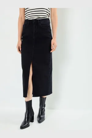 VILA Vêtements VIJAF HW MIDI DENIM SKIRT-NOOS
