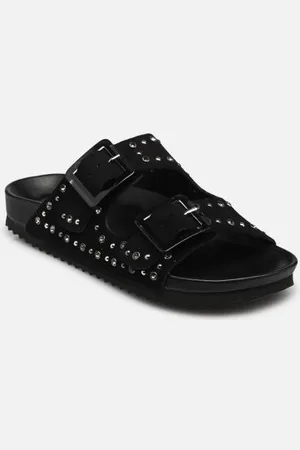 Colors of California Mules et sabots Cow suede bio with studs pour Femme